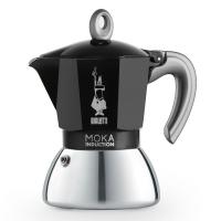 Гейзерная кофеварка Bialetti New Moka Induction Black (4 порции)
