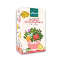 Чай травяной Dilmah Tangerine, Rose & Grapefruit, пакетики 20x1.5гр.