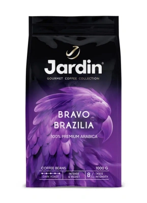 Кофе в зернах Jardin Bravo Brazilia, 1 кг