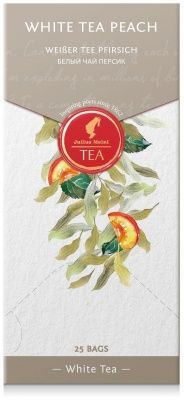Чай белый Julius Meinl White Tea Peach, 25 пак. Чай белый Julius Meinl White Tea Peach, 25 пак.