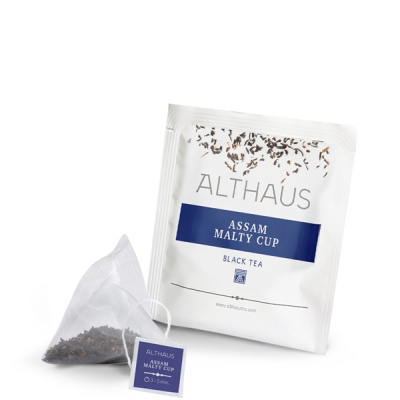 Чай черный Althaus Assam Malty Cup в пирамидках 15x2,75гр.