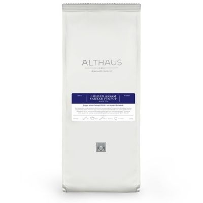 Чай черный Althaus Golden Assam Sankar листовой, 250гр