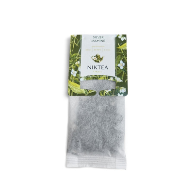 Чай зелёный Niktea Silver Jasmine (Серебряный Жасмин), саше на чайник 20x4 гр.